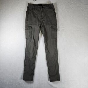 YMI Collection Gray Wash Skinny Cargo‎ Pants Women's Size 1/25